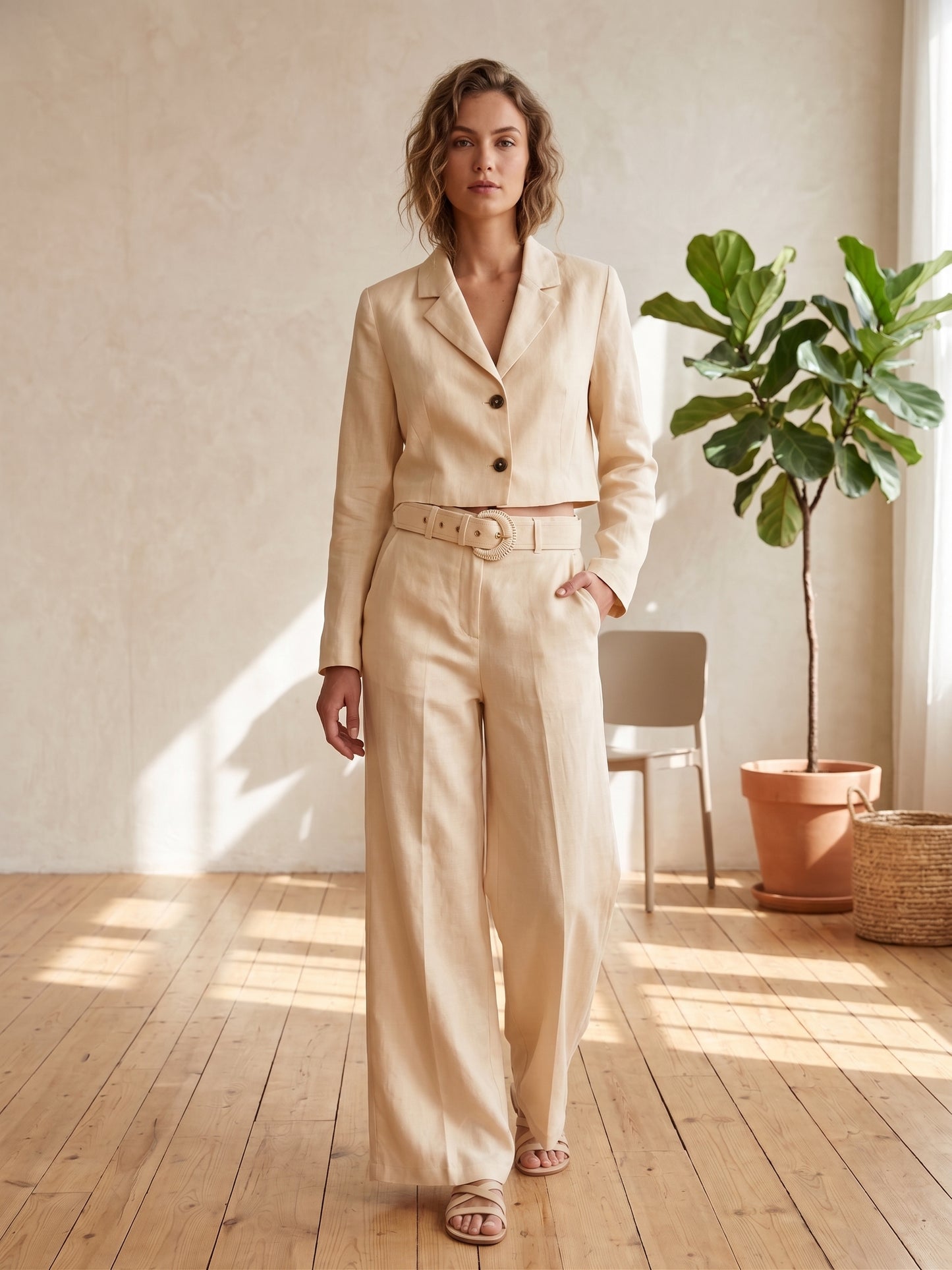 Candelaria Wide-Leg Pants