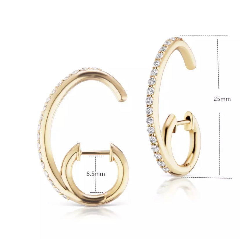 Zircon-Earring